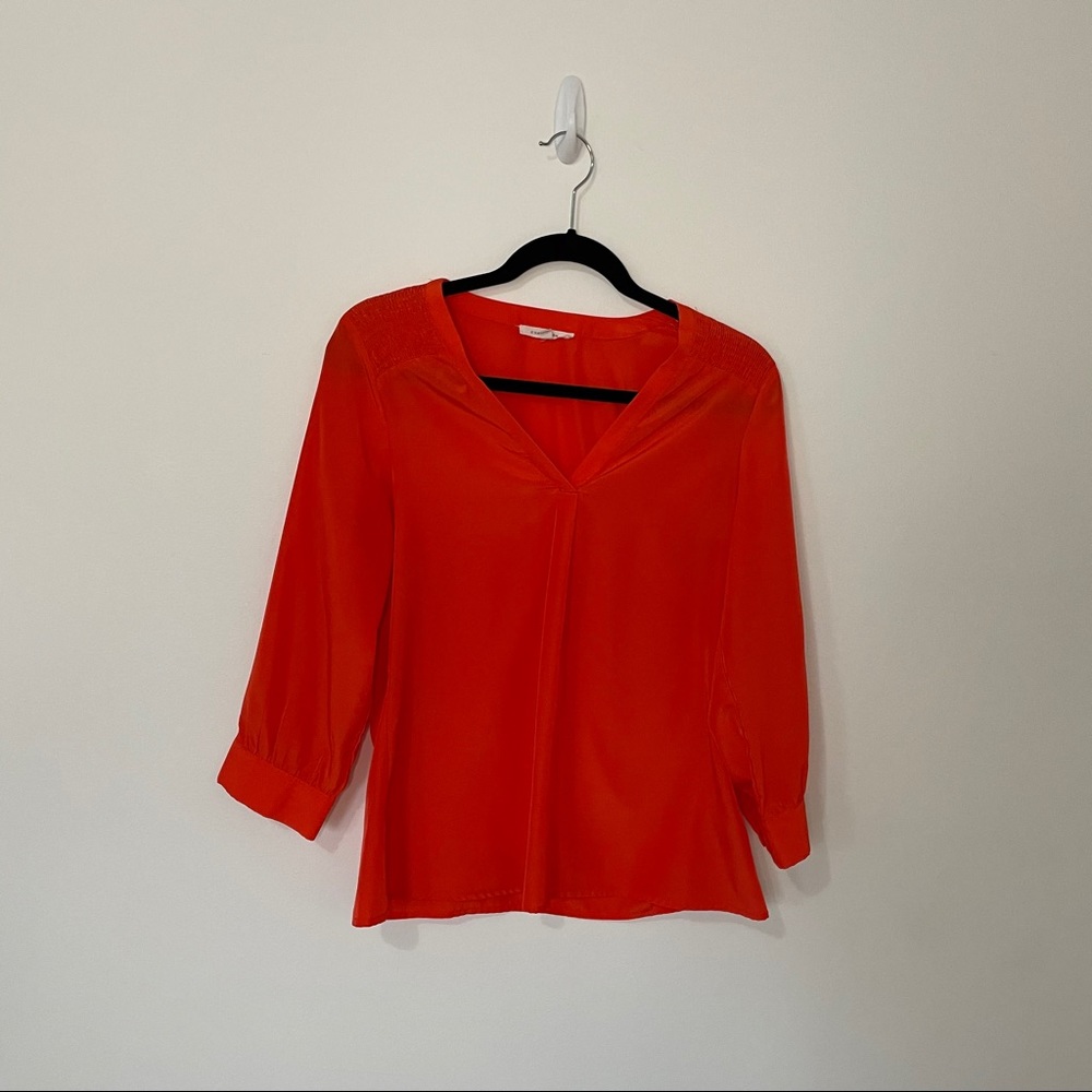 41 Hawthorn Red/Orange Blouse-MOVING SALE